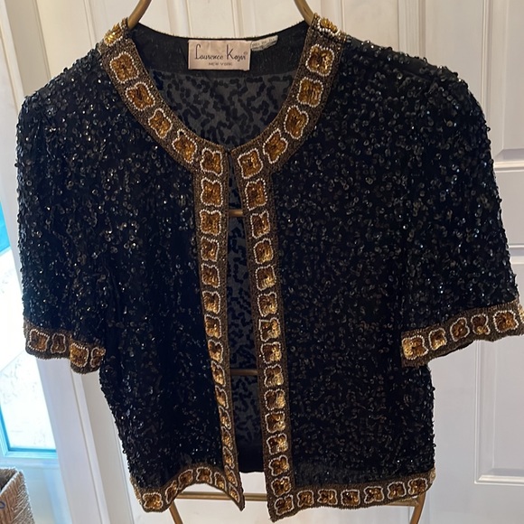 Vintage Laurence Kazar sequin jacket - Picture 8 of 8